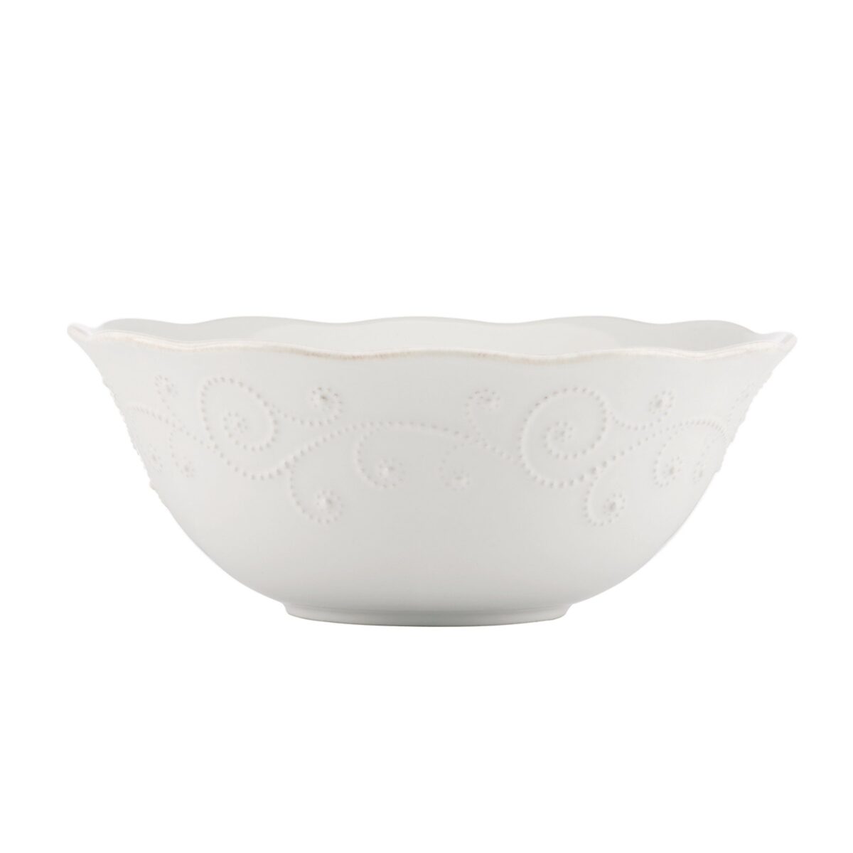 White Large Serving Bowl