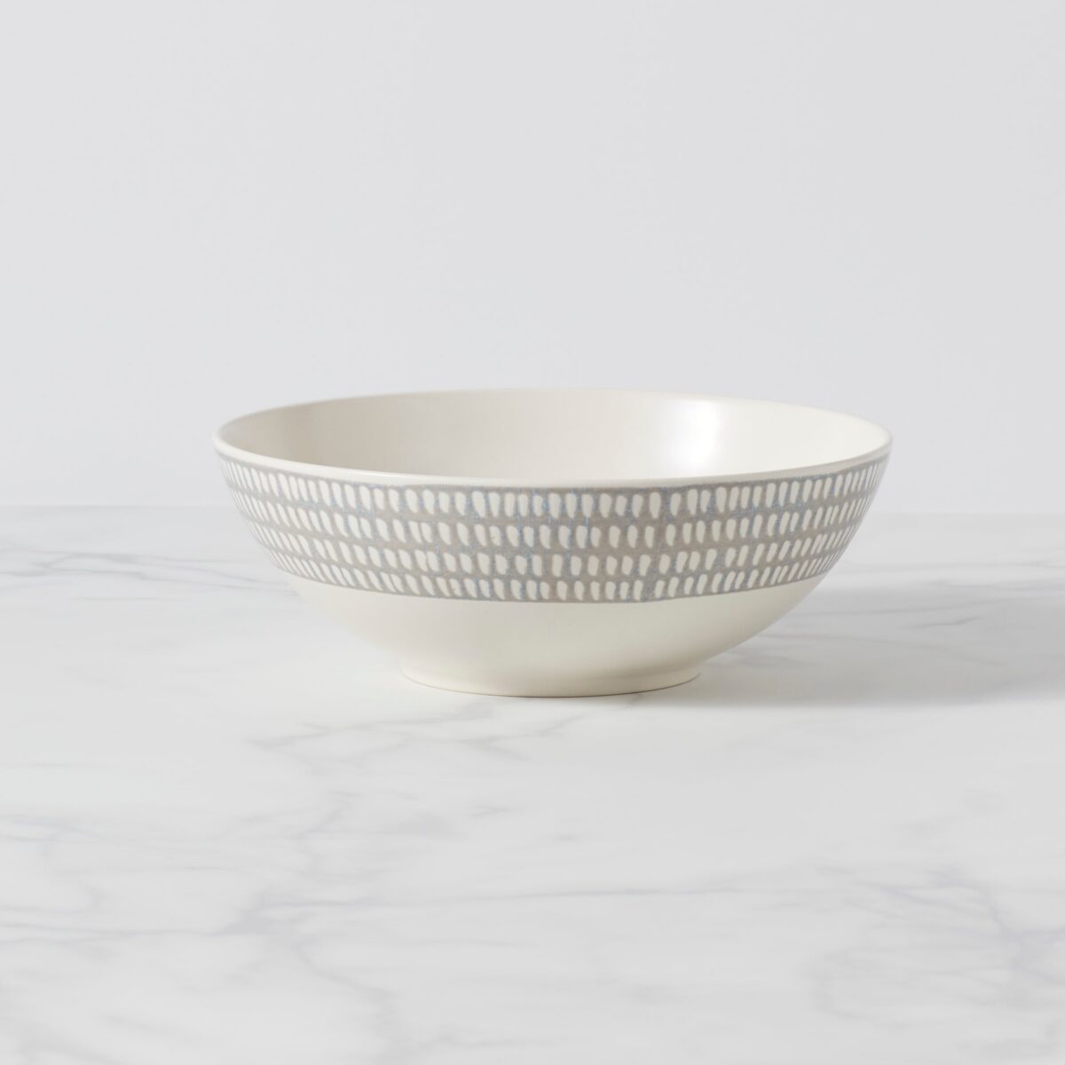 Textured Neutrals Dobby Serving Bowl