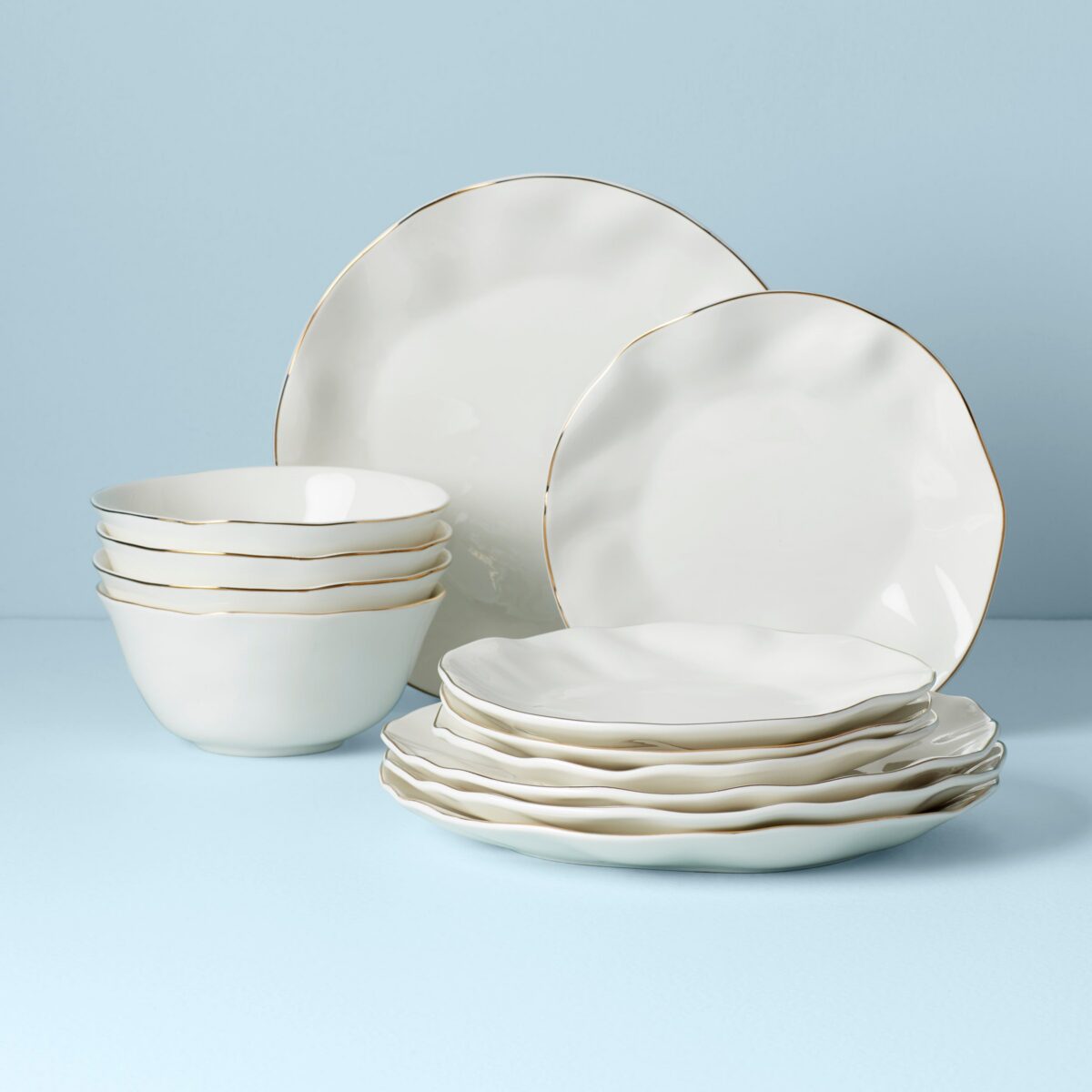 White 12-Piece Dinnerware Set