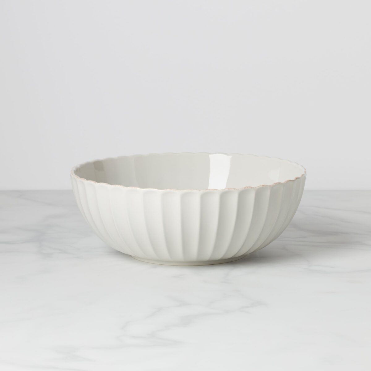 Scalloped Serving Bowl